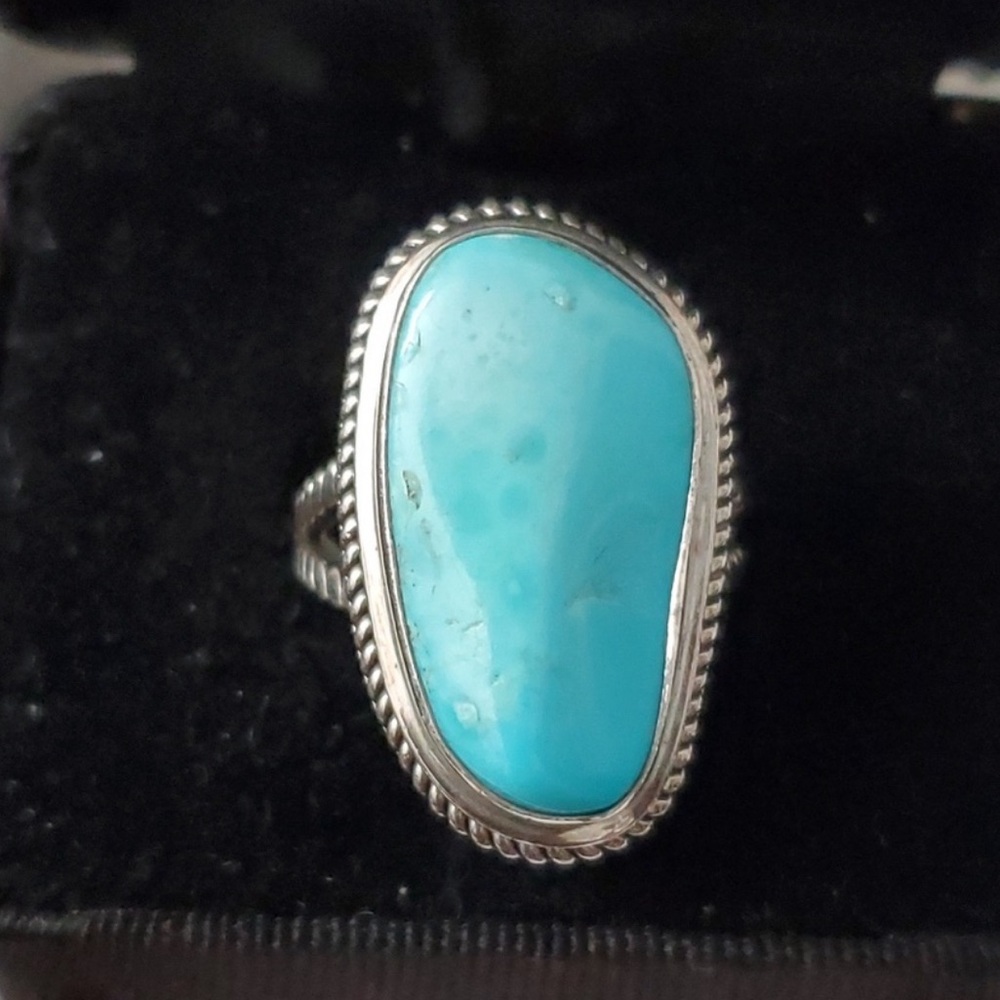Sterling Silver 925 ‘Turquoise Tranquility’ Ring